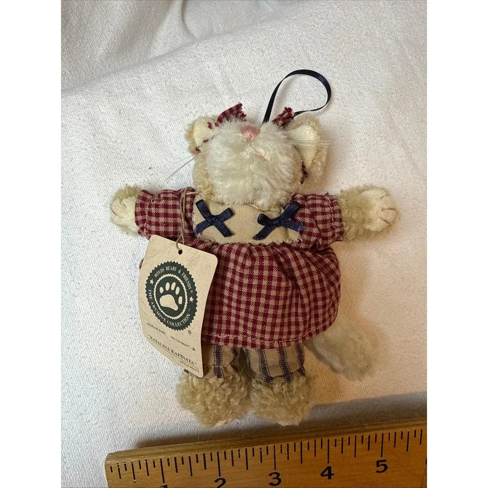 Boyds Bears Archive‎ Collection Katalina Kafinata Cat Plush Ornament